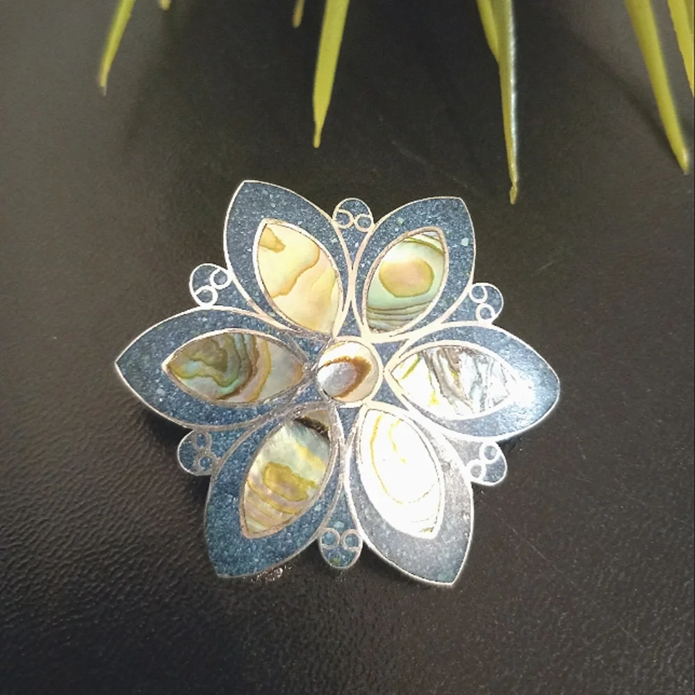 925 Mexico brooch/pendant - Picture 2 of 14